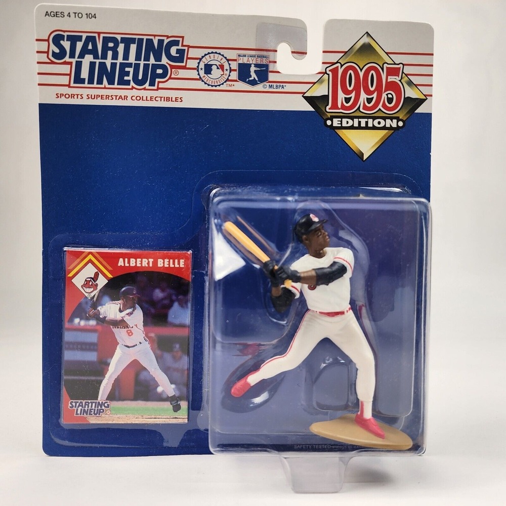 1995 STARTING LINEUP - SLU - MLB - ALBERT BELLE - CLEVELAND INDIANS Vintage Card